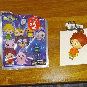 DIGIMON Series 2 "Izzy" Figural Keychain Clip, OPENED, Like New